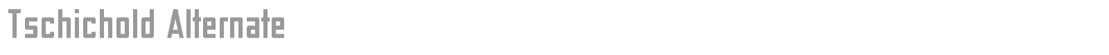 Tschichold font preview